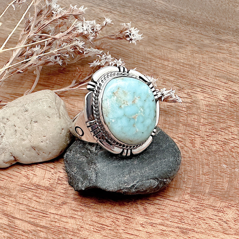 Dry Creek Turquoise Ring Size 13