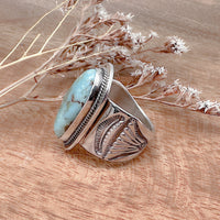 Dry Creek Turquoise Ring Size 13