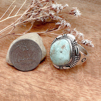 Dry Creek Turquoise Ring Size 14