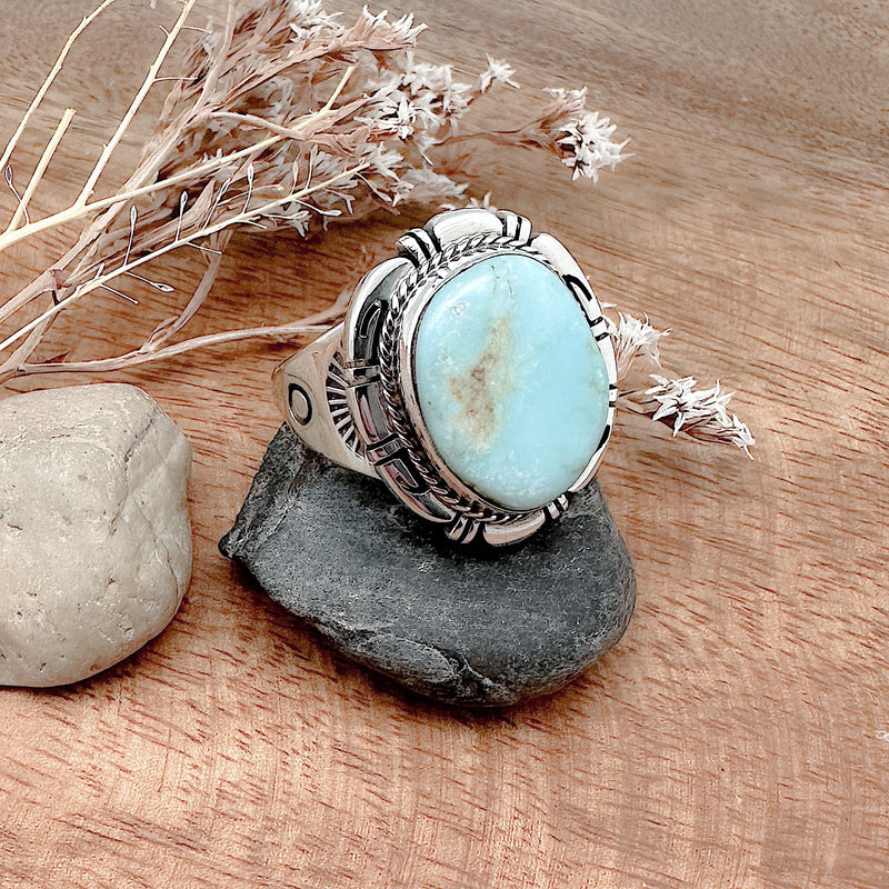 Dry Creek Turquoise Ring Size 14