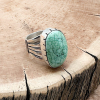 Carico Lake Turquoise Ring Size 7.5