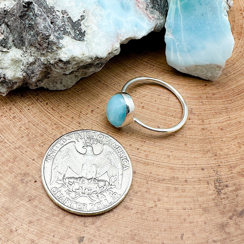 Larimar Ring Size 7.5