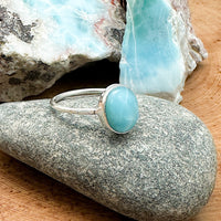 Larimar Ring Size 7.5