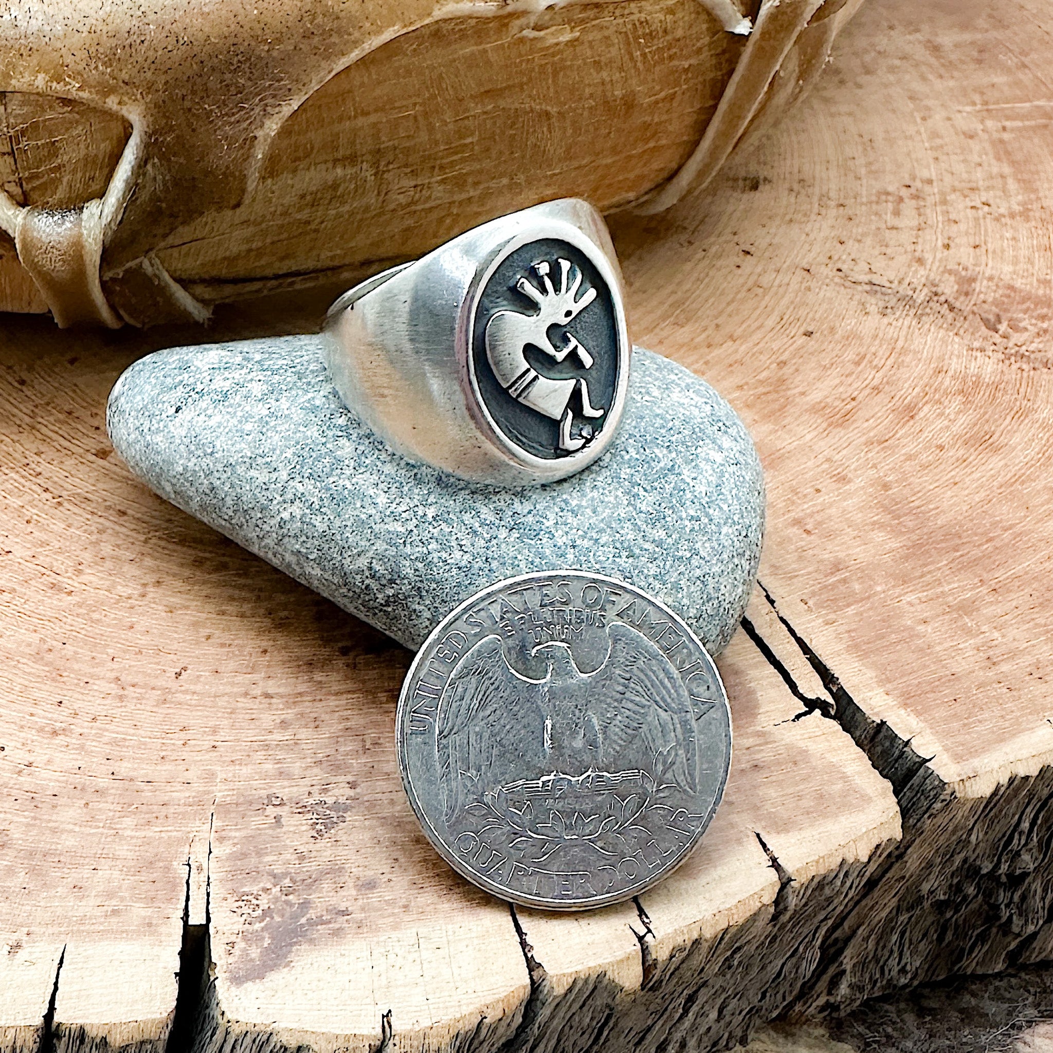 Kokopelli Ring Size 11