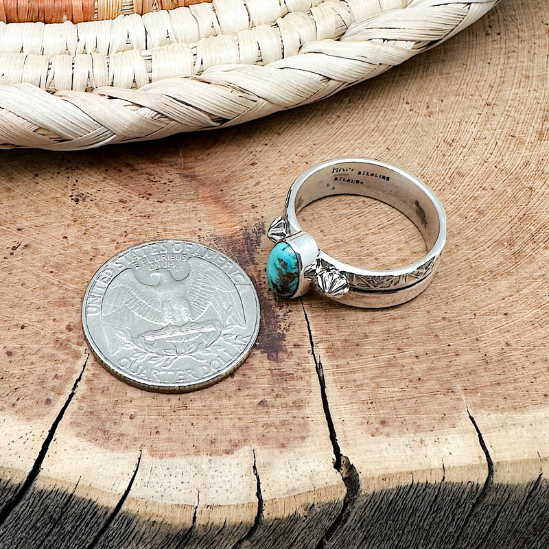 Bisbee Turquoise Ring Size 10
