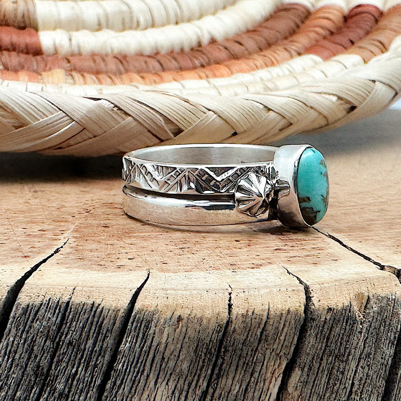 Bisbee Turquoise Ring Size 10
