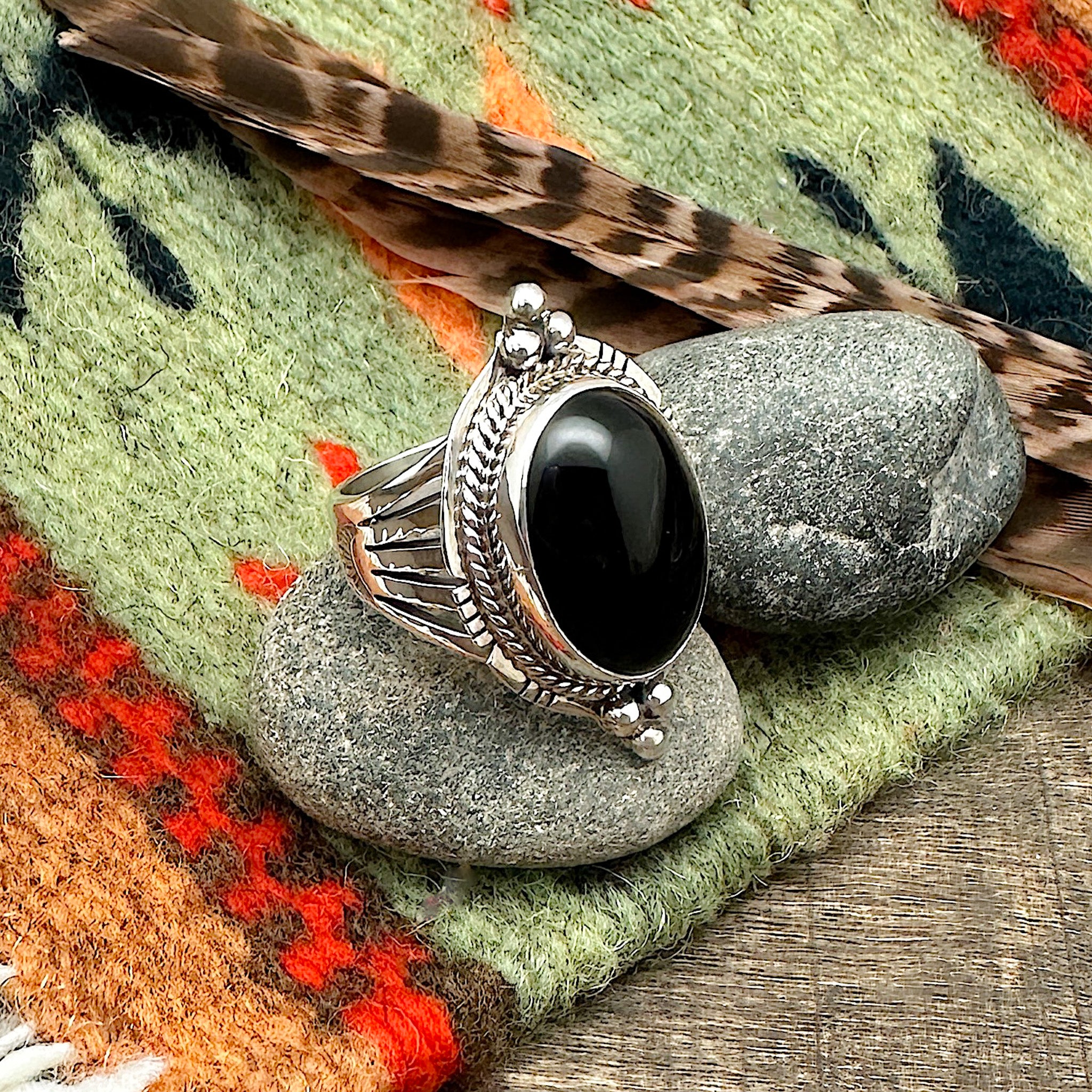 Onyx Ring Size 7