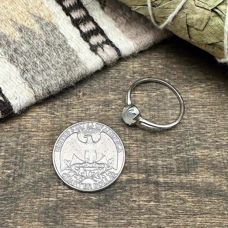 Moonstone Ring Size 8.5