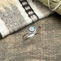 Moonstone Ring Size 8-1/4