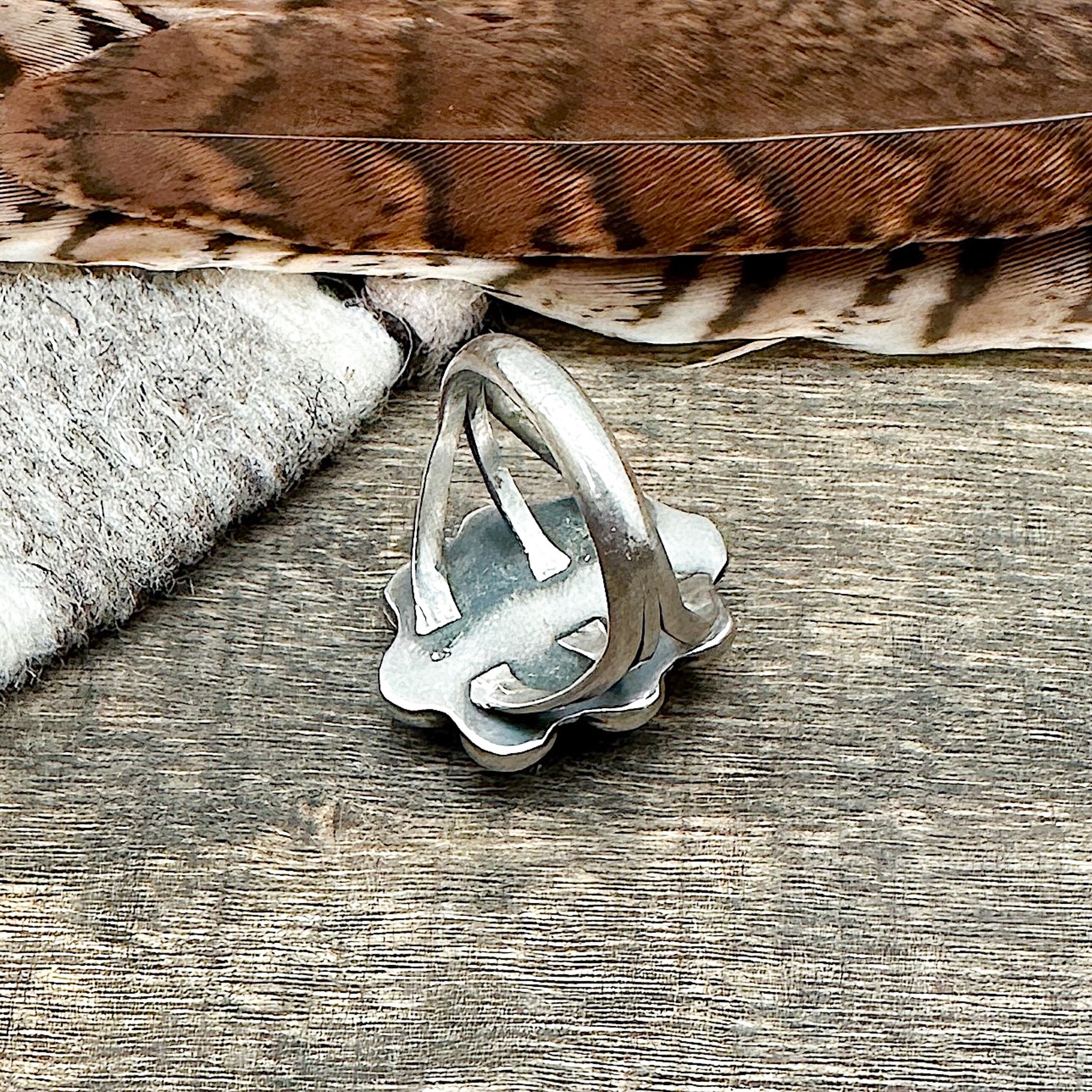 Bisbee Turquoise Ring Size 6