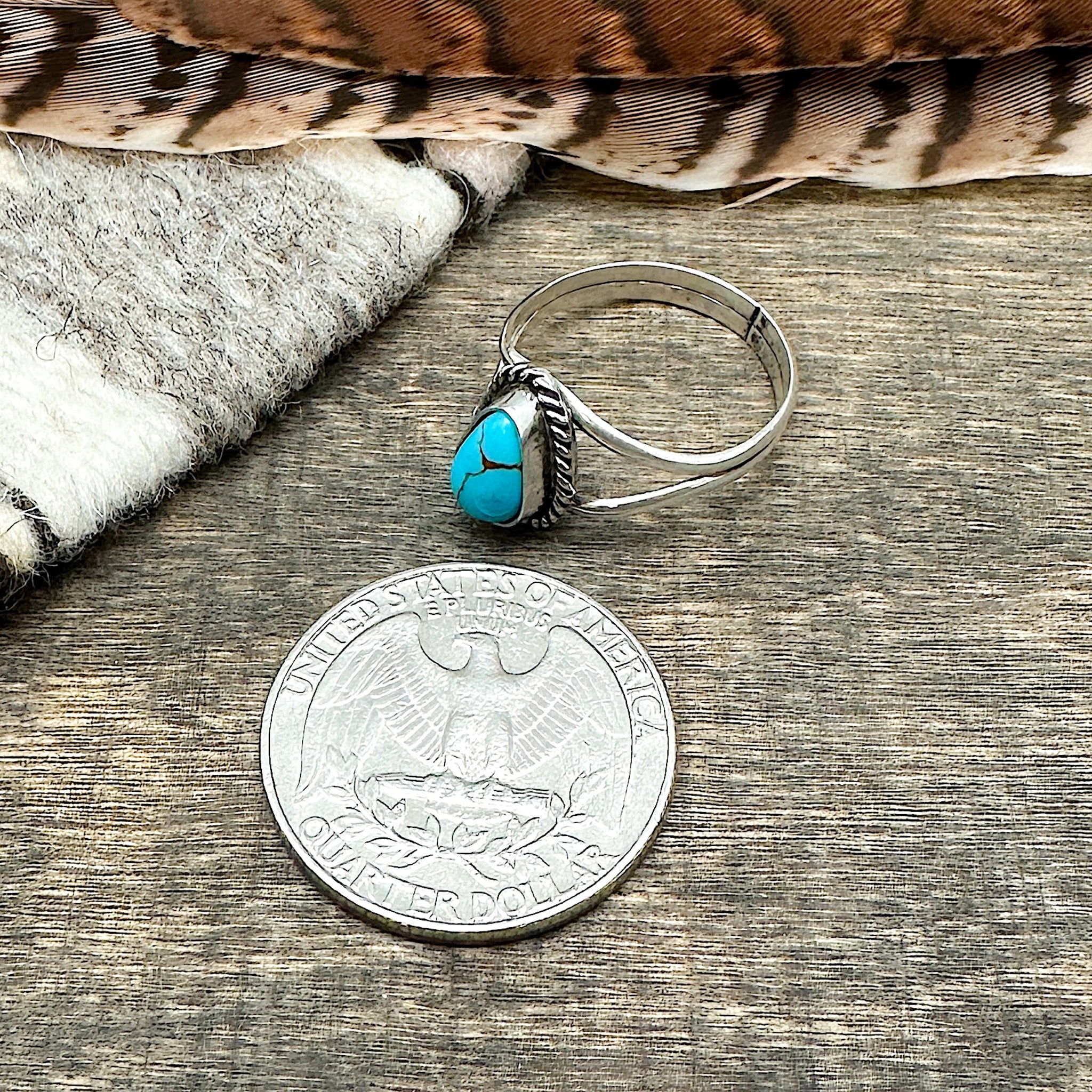 Blue Gem Turquoise Size 8-1/2