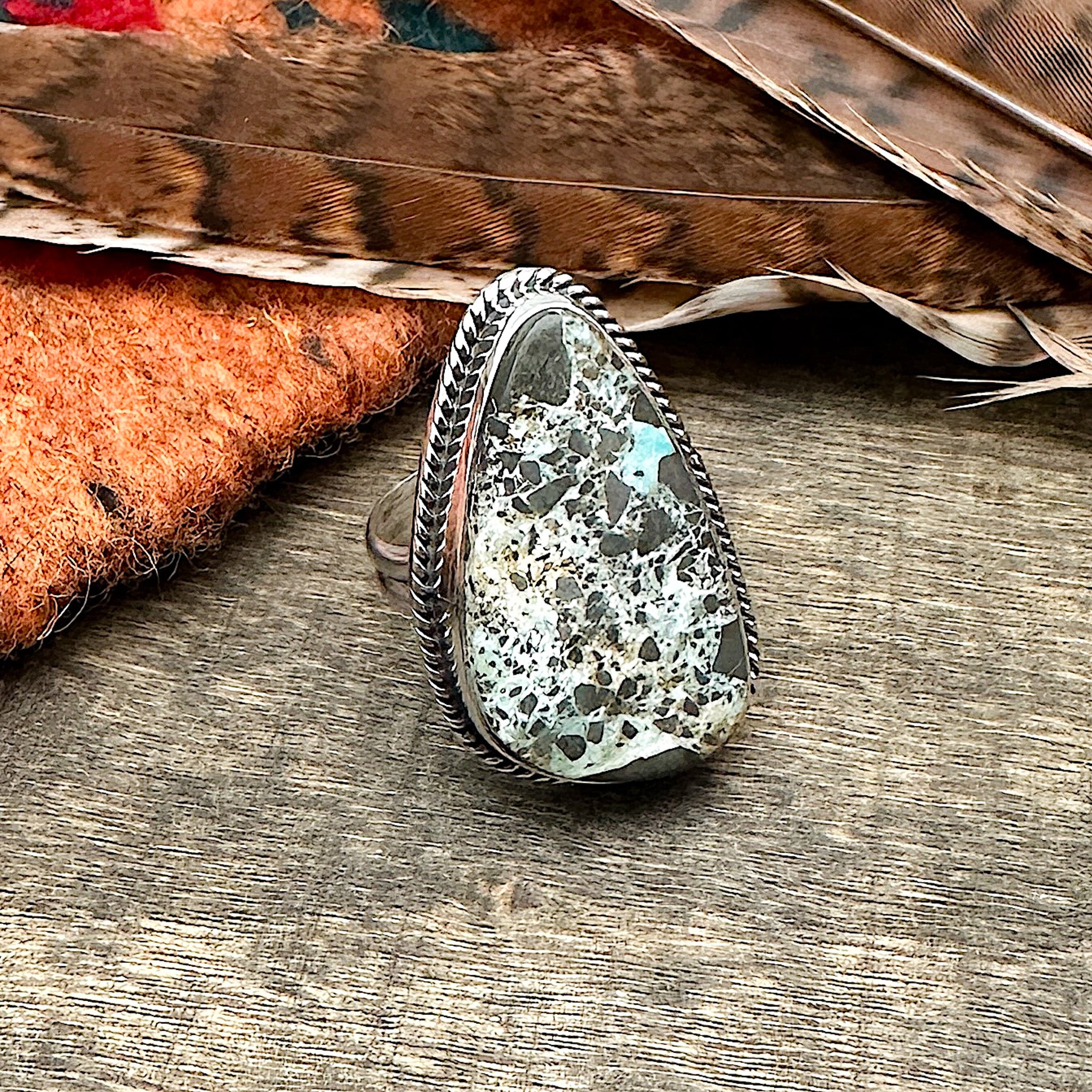 Dry Creek Turquoise Ring Size 7