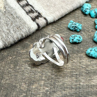 Kingman Turquoise Ring Size 7-1/4