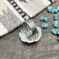 Kingman Turquoise Ring Size 7-1/4