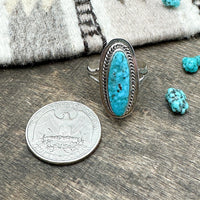Kingman Turquoise Ring Size 9