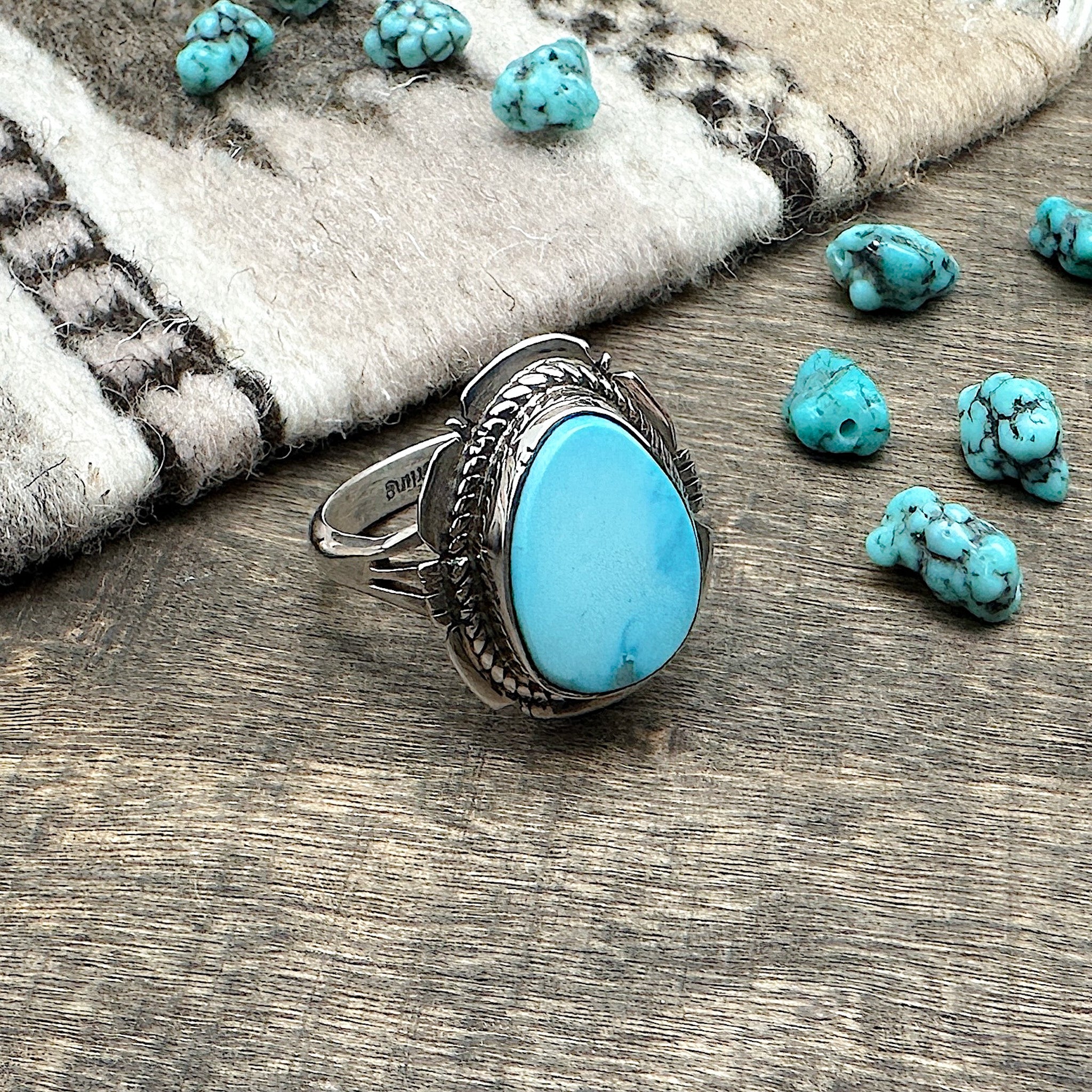 Kingman Turquoise Ring 8