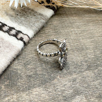 Citrine Butterfly Ring Size 6