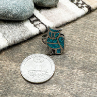 Vintage Owl Ring Size 6