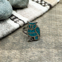 Vintage Owl Ring Size 6