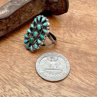 Vintage Turquoise Ring Size 7.5