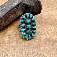 Vintage Turquoise Ring Size 7.5