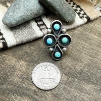 Vintage Turquoise Ring Size 6.5