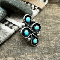 Vintage Turquoise Ring Size 6.5
