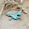 Vintage Zuni Roadrunner Pin