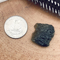 Moldavite 4.25-4.85 grams (21.25-24.25 carats)