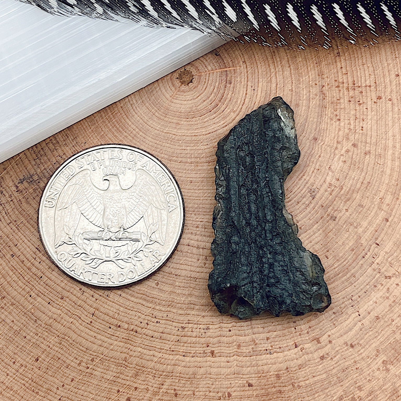 Moldavite 5.05-5.86 grams (25.25-29.30 carats)