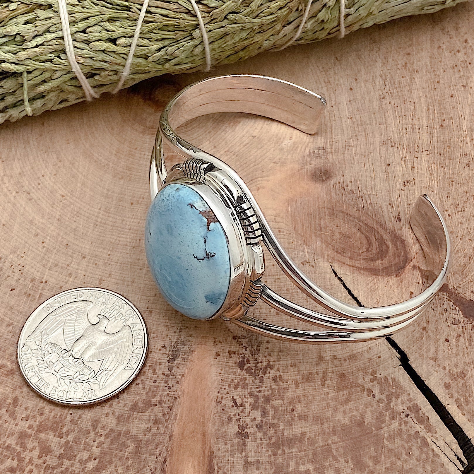 Golden Hill Turquoise Cuff Bracelet