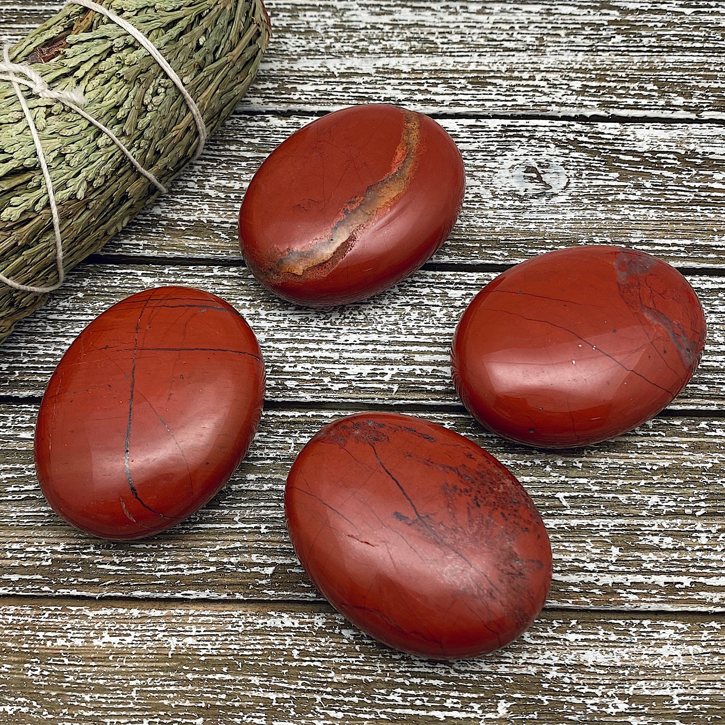 Red Jasper Palm Stone Native Visions – Native Visions, LLC