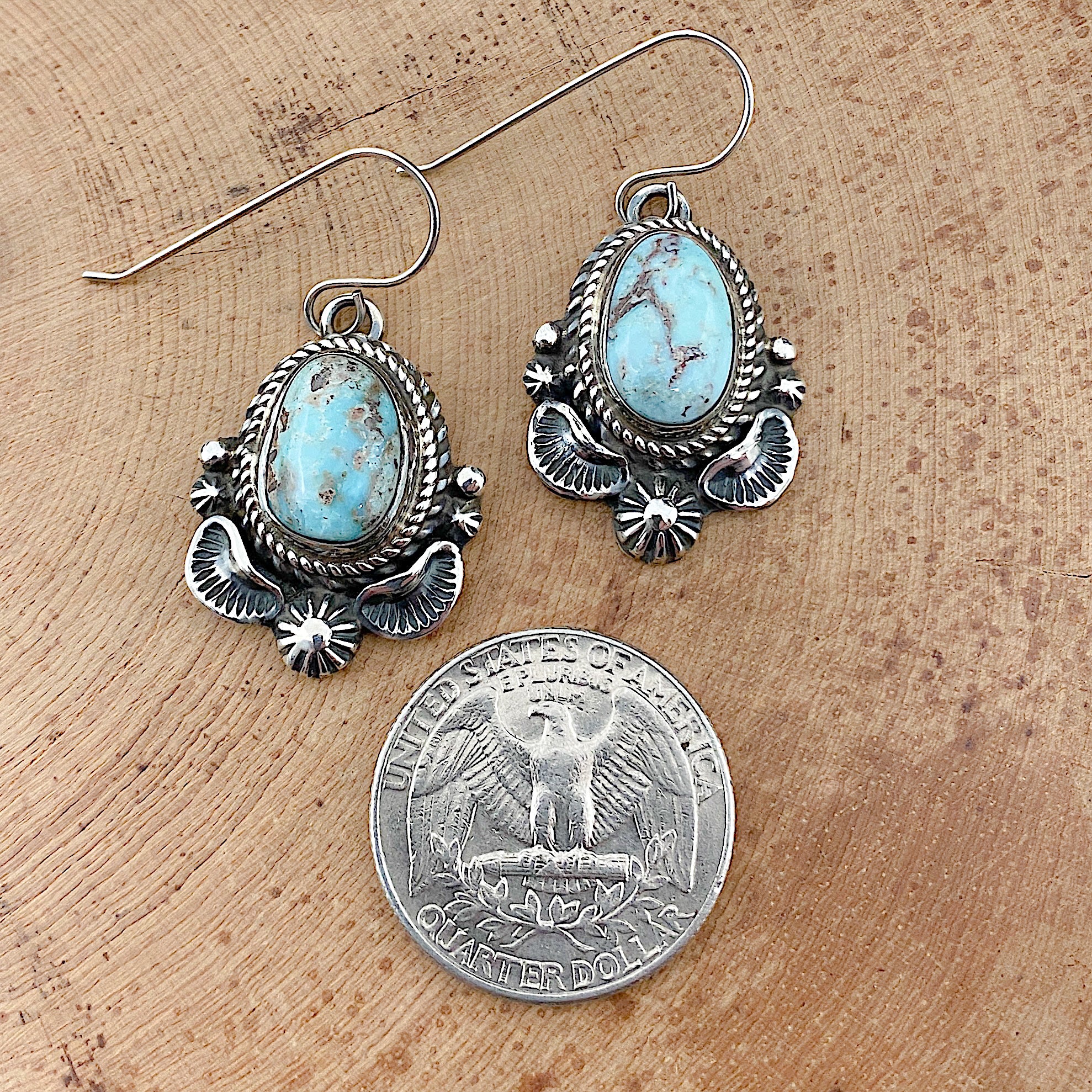 Navajo dry creek turquoise on sale earrings