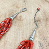Five Strand Red Coral Necklace