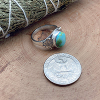 Sonoran Gold Turquoise Ring Size 7.5