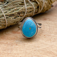 Kingman Turquoise Ring Size 8.5
