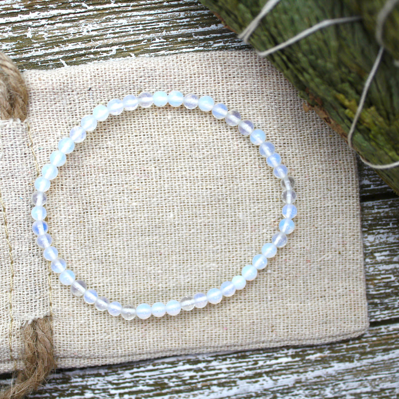 Shot of crystal beaded bracelet